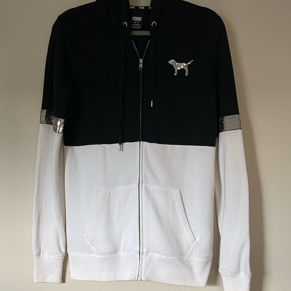 PINK Zebra Sequins Sweater XS - Picture 1 of 7